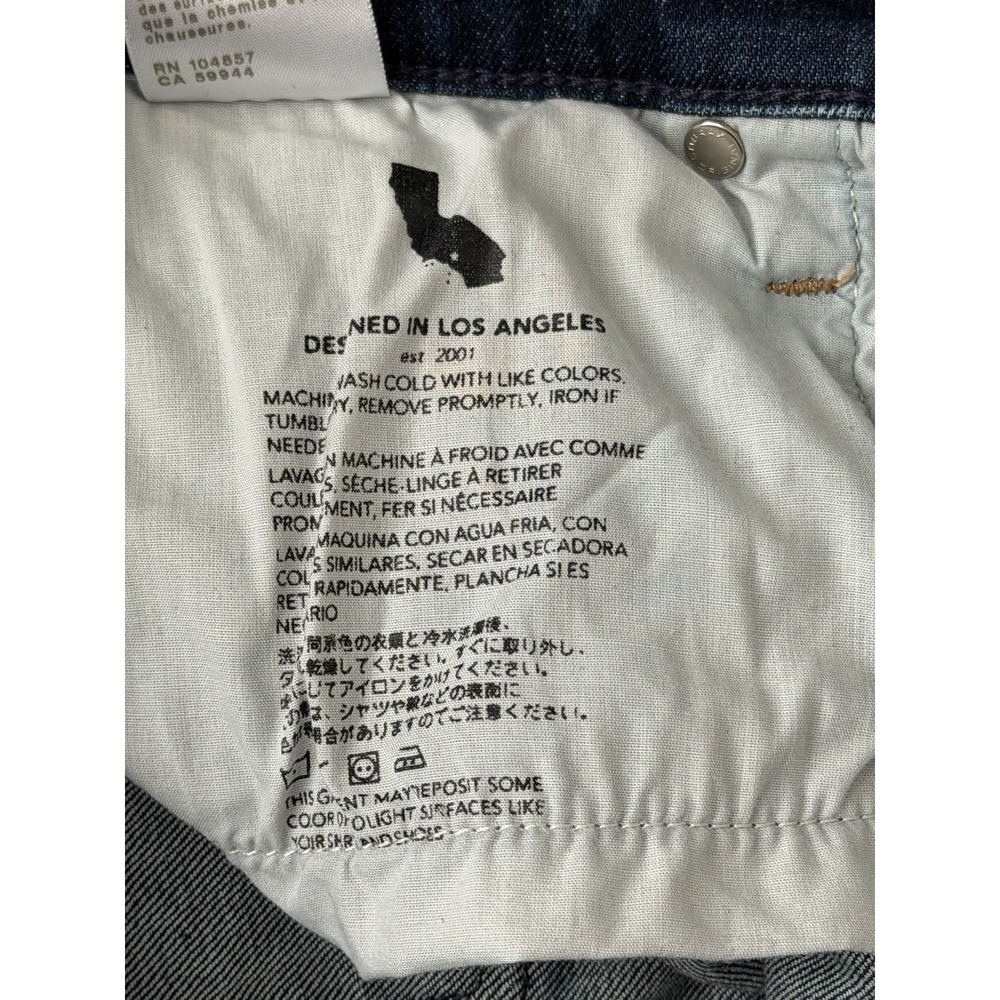 AG Angel Low Rise Boot Jeans Womens 28 Blue Stretch Japanese Fabric - Picture 14 of 14